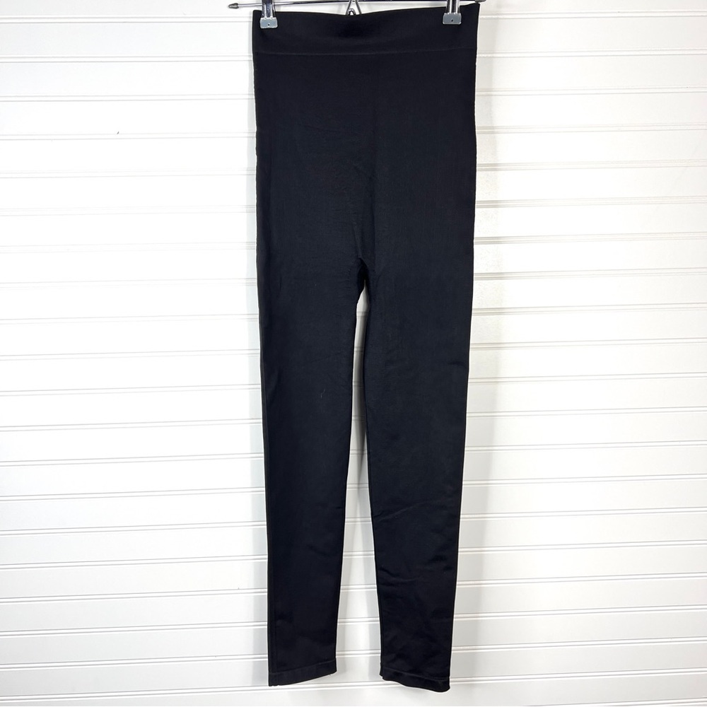 Blanqi Black Maternity Belly Support Full Length Leggings Women’s Size Small